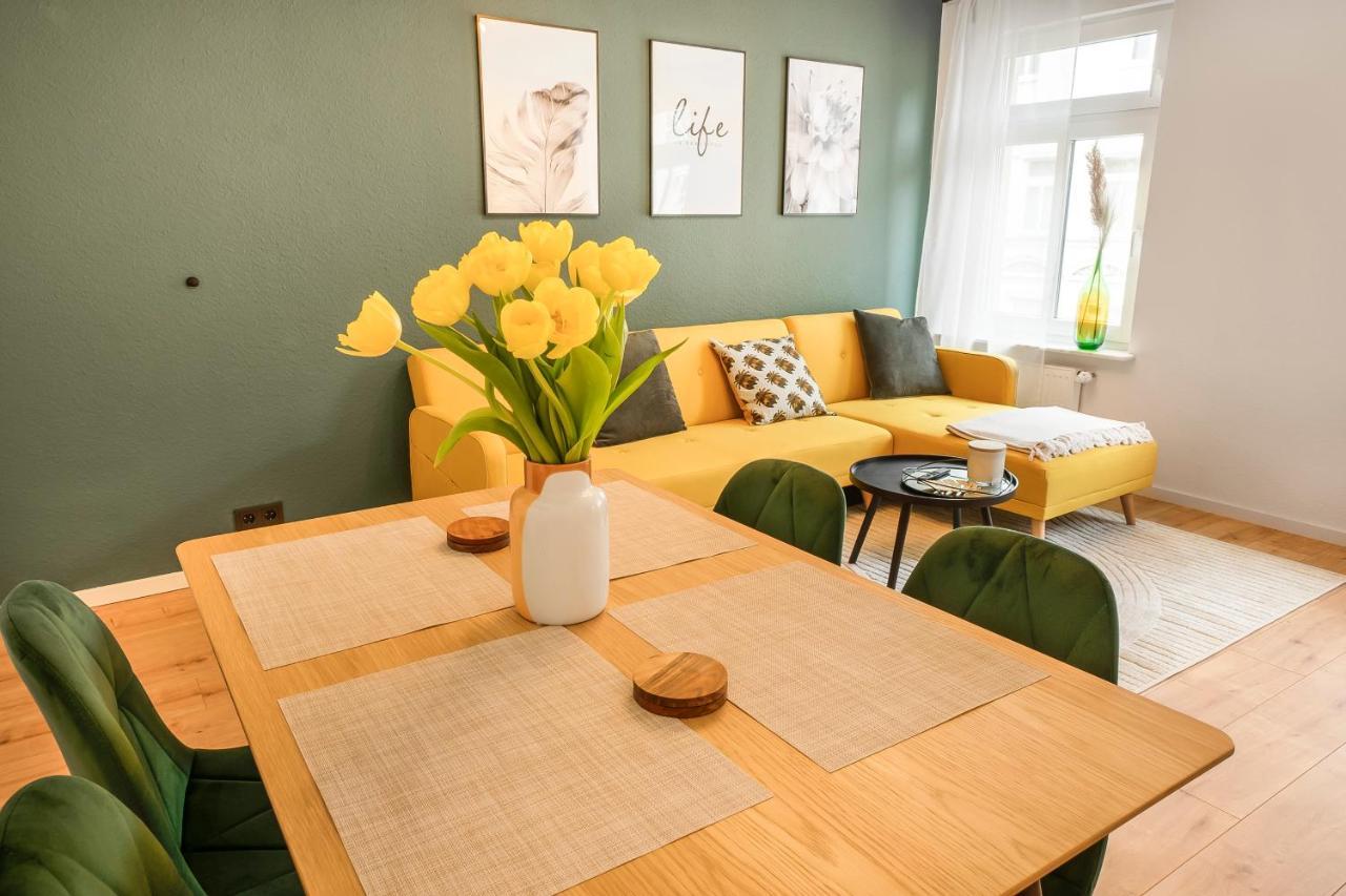 Ferienwohnung Levax Living - Cozy - Clarapark - Citynah Leipzig Exterior foto